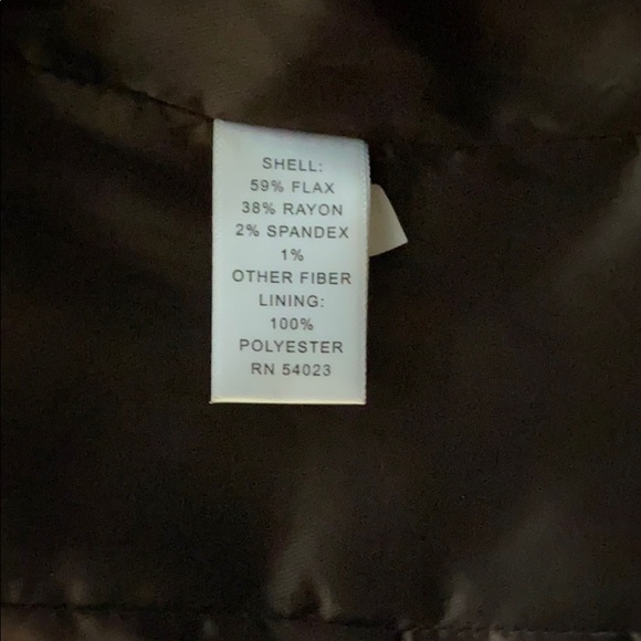 Banana Republic Brown Pinned Stripe Suit sz 10 - Picture 6 of 6